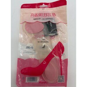 High Heel Comfort Insoles S4 By MeeU Poron Cushioning & U-Gel For Womens Shoes P